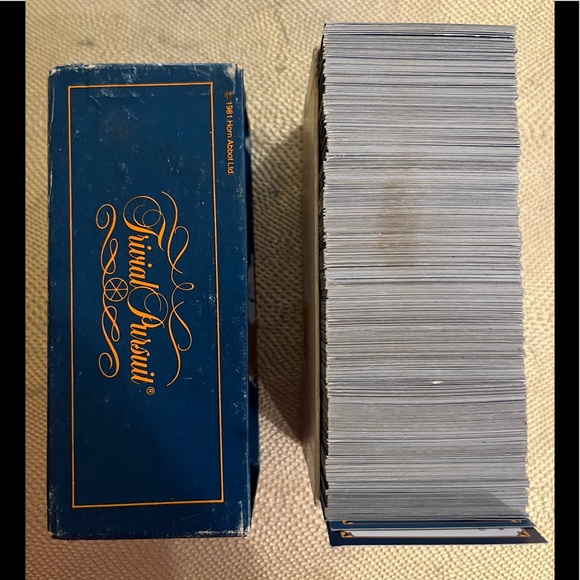 Trivial Pursuit Other - Trivial Pursuit Question Cards